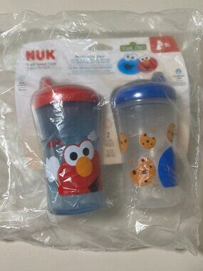 NUK Sesame Street Hard Spout Cups (10 Oz, 2-Pack)